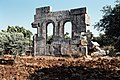 East Church, Me'ez (ماعز), Syria - Remains of north façade of Church - PHBZ024 2016 5527 - Dumbarton Oaks.jpg