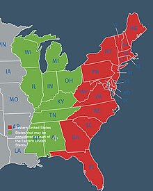 A map of the Eastern United States Eastern United States Map.jpg