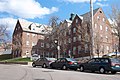 The Edward H Haskell Home for Nurses, a historic building at 63 Parker Hill Avenue in Boston, Massachusetts.