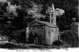 Photo de l'église prise en 1900.