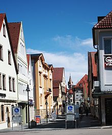 Die historische Altstadt ist Fußgängerzone oder als Spielstraße verkehrsberuhigt