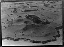 Aerial view of Maungataketake in 1964