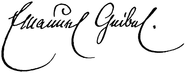 signature d'Emanuel Geibel