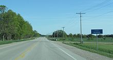 Entering Huron County, Ontario, Canada, on Highway 21.jpg