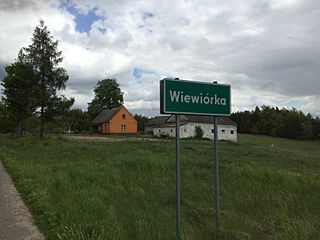 Wiewiórka, Warmian-Masurian Voivodeship Village in Warmian-Masurian Voivodeship, Poland