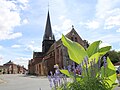 La place de l'église.