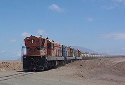 Antofagasta train to Bolivia (FCAB)