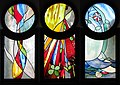 vitráže v kapli salesiánského Domu Ignáce Stuchlého ve Fryštáku