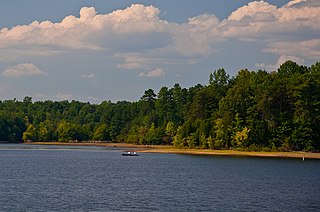 <span class="mw-page-title-main">Cane Creek Reservoir</span> Reservoir in Orange County, North Carolina