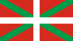 Flag of the Basque Country (the Ikurriña) (1978)