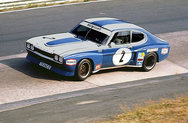 With Ford Capri RS in 1973 at 6 hours of Nürburgring