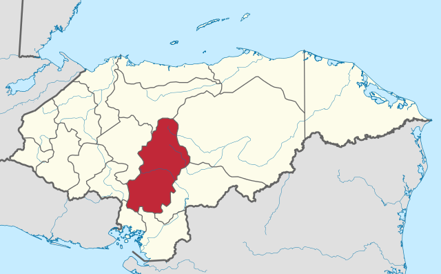 Poziția regiunii Francisco Morazán