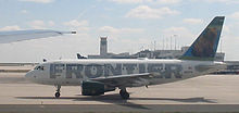 Airbus A318 «Grizwald» с эмблемой медведя-гриззли