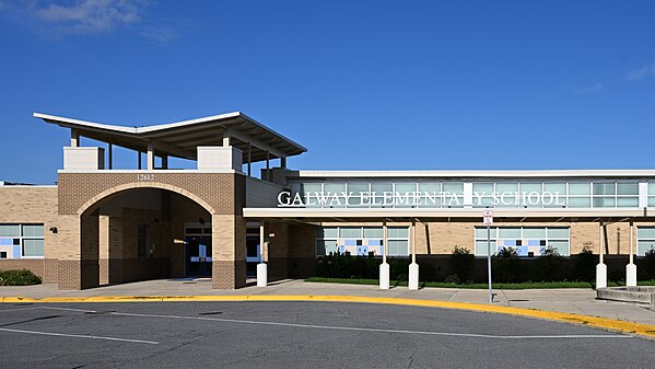 Galway Elementary School entrance, Calverton, MD
