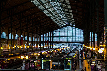 Gare du Nord, France. Photograph: MrsEllacott Licensing: CC-BY-SA-3.0