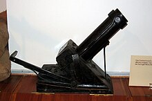 The Garland Trench Mortar could be used to fire the MkII grenade GarlandMortarAWM2005.jpg