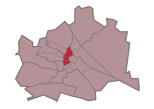 Map of the judicial district of Josefstadt