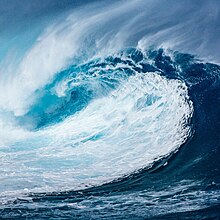 "We are the music makers, And we are the dreamers of dreams, Wandering by lone sea-breakers, And sitting by desolate streams" Giant ocean wave (cropped).jpg