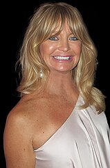 Academy Award-winning actress Goldie Hawn; (attended)