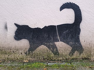 Kissagraffiti Saksassa.