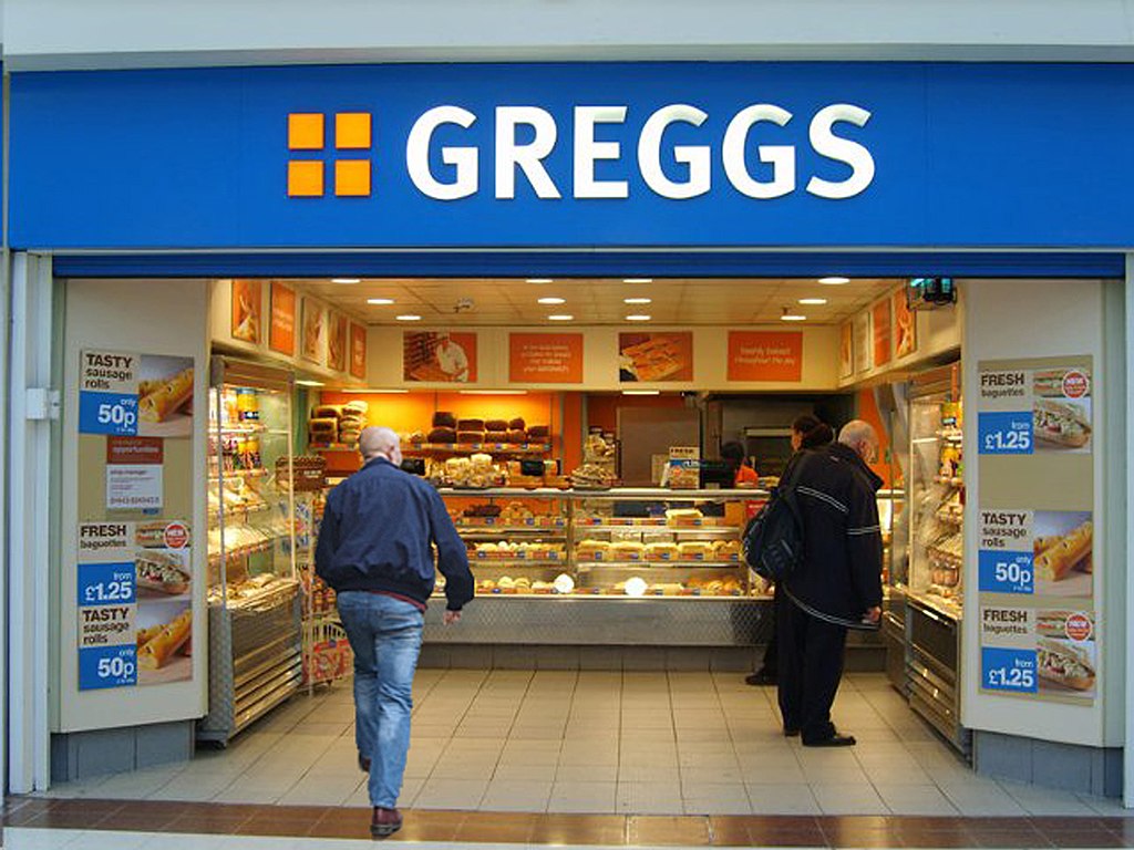 Greggs New Shop Front