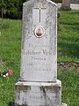 The grave of Vince Talabér, Apátistvánfalva