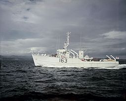 Miramichi between 1957 and 1965 HMCS Miramichi MIKAN 4821368.jpg