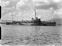 Hastings-class sloops were designed and constructed between the world wars for use as convoy escorts. HMS Scarborough.jpg