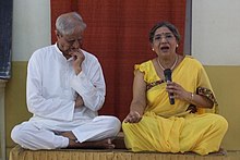 Hansa Yogendra with husband Jayadeva Yogendra HansajiDrJayadev.jpg