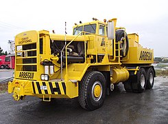 Hayes extra-heavy 6x6 (10-wheel) truck operated in Spain by Transportes Arbegui