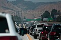 File:Heavy traffic heading north on Interstate 5 out of Los Angeles in July 2021.jpg