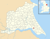 Hedon UK шіркеуінің локаторы map.svg