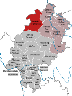 Waldeck-Frankenberg District in Hesse, Germany