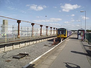 <span class="mw-page-title-main">Heysham Port railway station</span> Railway station in Lancashire, England