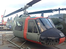 Bell UH-1 Iroquois exhibit Huey intrepid.jpg