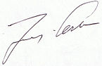 Ingvar Carlsson, podpis