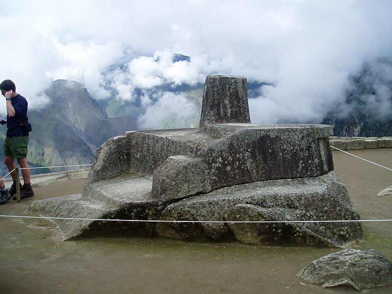 File:Intihuatana Solar Clock.jpg