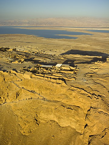 Western Palace of Masada (viewed from the West)