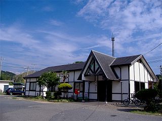 Iwami-Tsuda Station Railway station in Matsuda, Shimane Prefecture, Japan