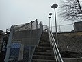 .. but this staircase to the Jamaica LIRR Yard 10 seconds earlier.