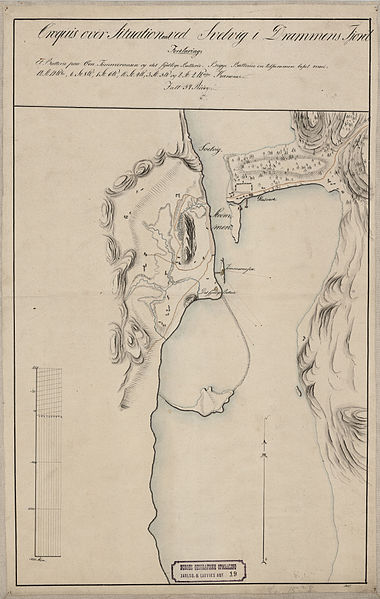 File:Jarlsberg og Larviks amt nr 19- Croquis over Situationen ved Svelvig i Drammens Fjord, 1815.jpg