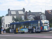 Bus du réseau urbain en 2008.