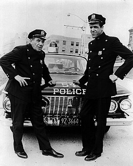 Joe E. Ross Fred Gwynne Car 54 1965.JPG