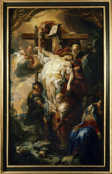 File:Johann Michael Rottmayr - The Deposition from the Cross - Walters 37788.jpg