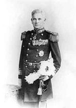 Johannes Osten em uniforme de vice-almirante