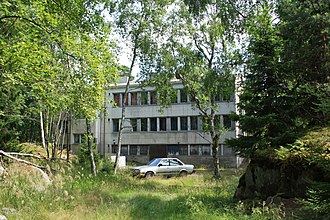 Abandoned mining building on the Jussaro island in Ekenas, Raseborg, Finland. Jussaro building1.jpg