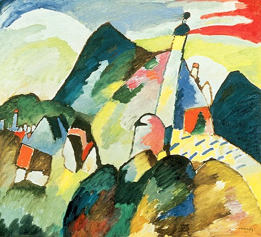 Kandinsky, Blick auf Murnau mit Kirche
