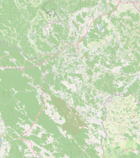 Krnjak na karti Karlovačka županija