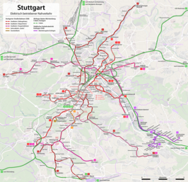 Netwerkkaart incl. trolleybus en S-Bahn (2010)