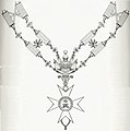 Keten van de Orde van de Gulden Spoor zoals die sinds 1905 wordt gedragen.